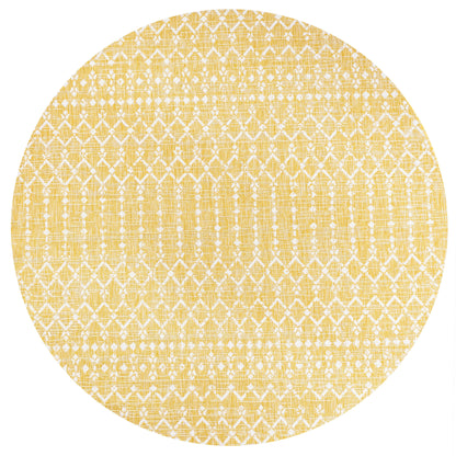 JONATHAN Y Trebol Moroccan Geometric Textured Weave Indoor/Outdoor Area Rug