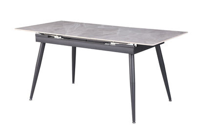 32x 51-63 Extendable Sintered Stone Table w/ Steel Legs | Modern Motion - JUDITH-DT