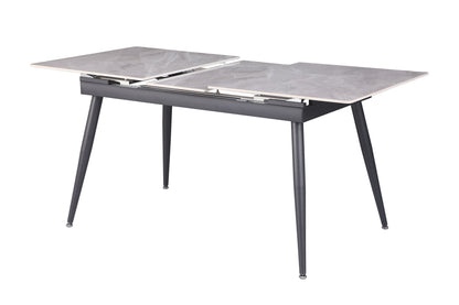 32x 51-63 Extendable Sintered Stone Table w/ Steel Legs | Modern Motion - JUDITH-DT
