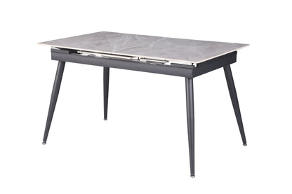 32x 51-63 Extendable Sintered Stone Table w/ Steel Legs | Modern Motion - JUDITH-DT