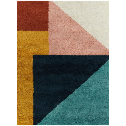 Balta Jordan Modern Color Block Shag Area Rug