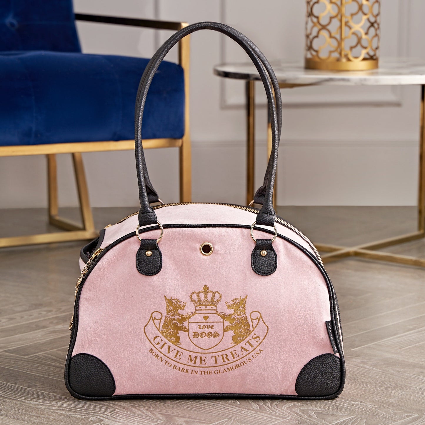 Juicy Couture Give Me Treats Pet Carrier - Stylish Travel Bag