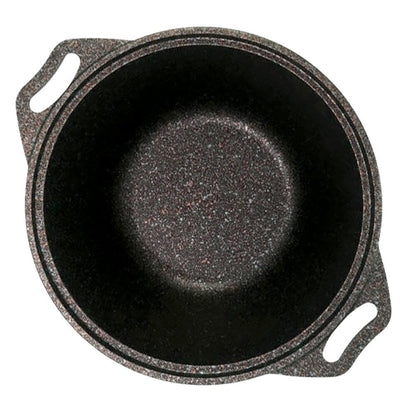 KUKMARA Granit Ultra Aluminum Marble Non-Stick Pot w/Glass Lid