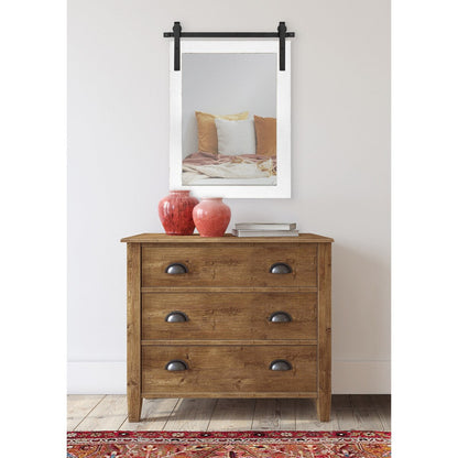 Kate and Laurel Cates Rustic Rectangular Wall Mirror