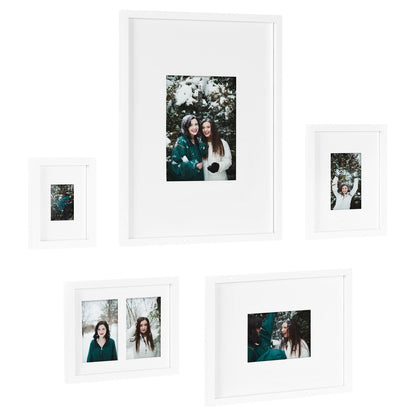 Kate and Laurel Gallery Wall Matted Picture Frame Set
