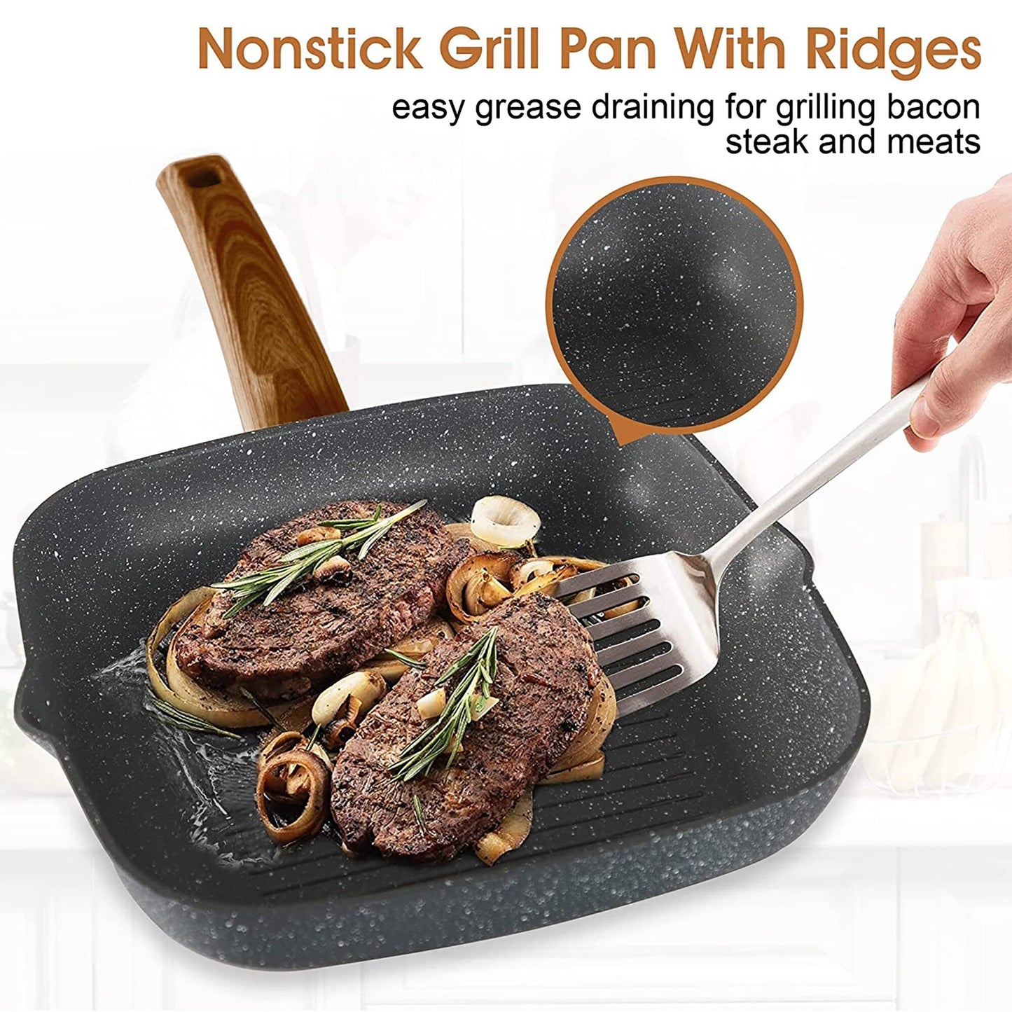 Kitchen Academy 12/30-piece Nonstick Induction Cookware Set