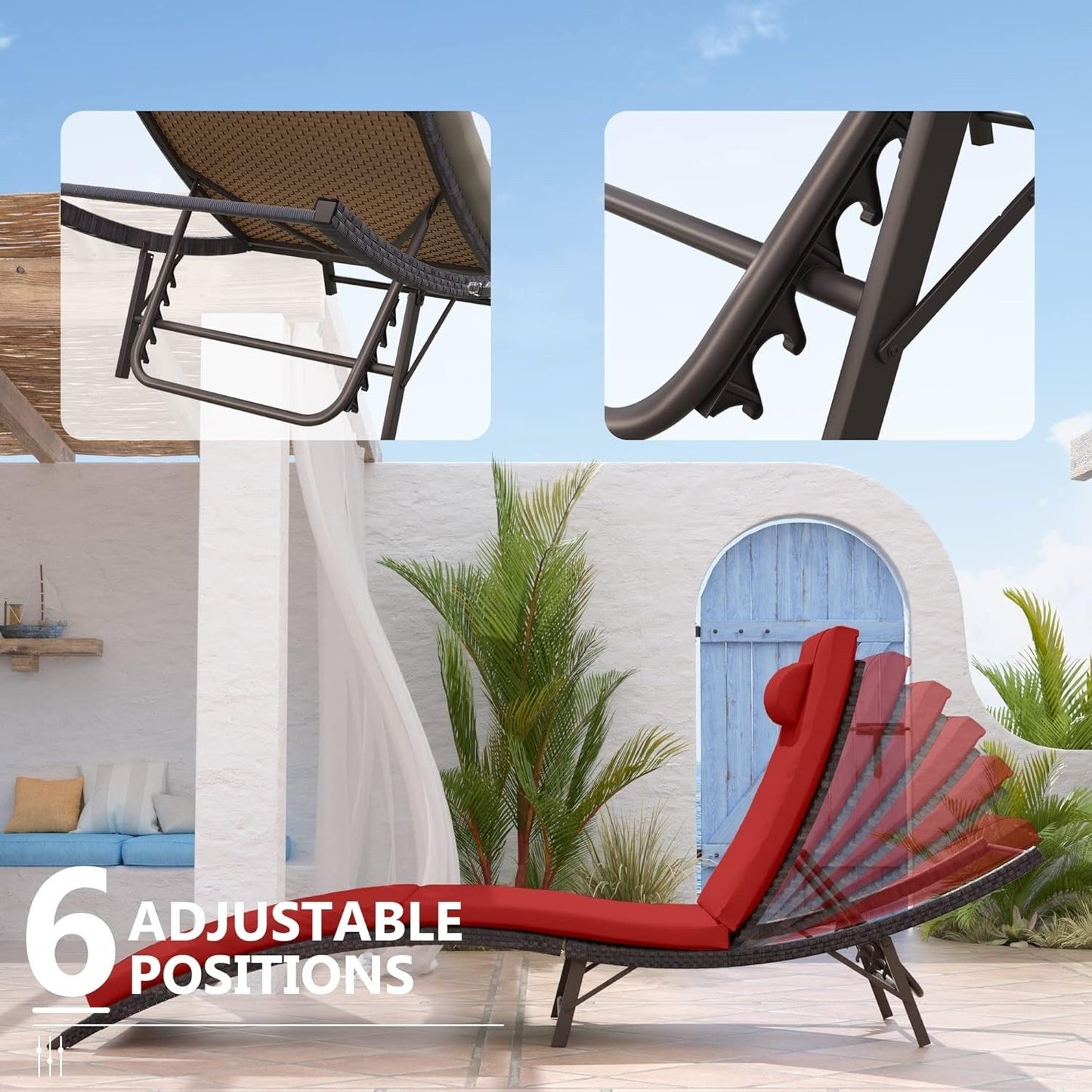 Kullavik 3-PiecesOutdoor Chaise Lounge Set