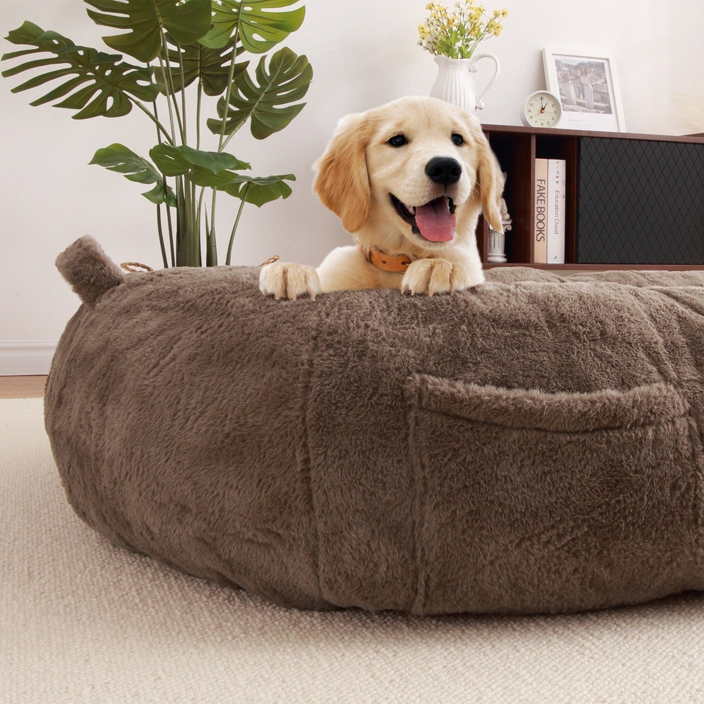 Giant Dog Bed for Humans 71x48x14 Large Dog Bed for People Adults, Washable Napping Dog Bed