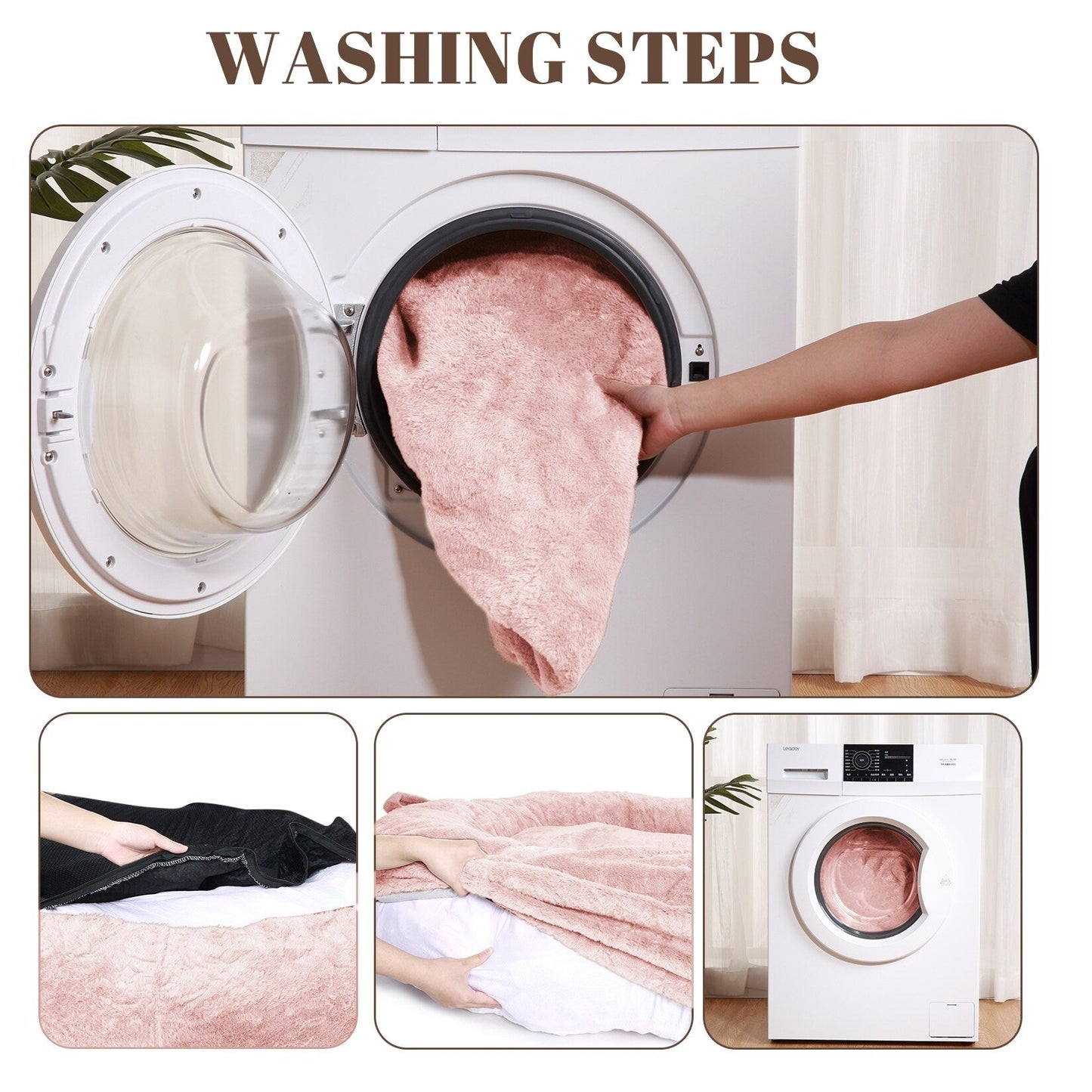 Giant Dog Bed for Humans 71x48x14 Large Dog Bed for People Adults, Washable Napping Dog Bed