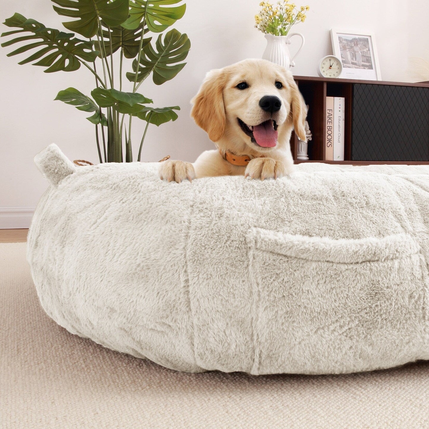 Giant Dog Bed for Humans 71x48x14 Large Dog Bed for People Adults, Washable Napping Dog Bed