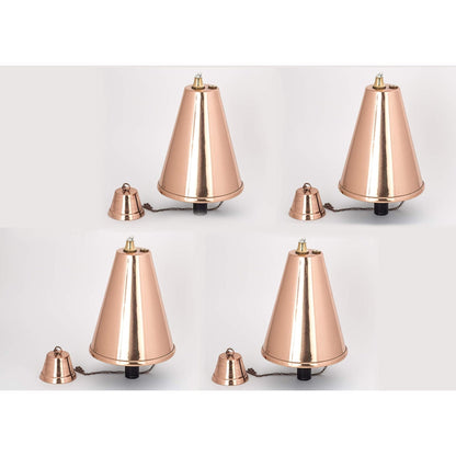 Large Hawaiian Cone Tiki Torch