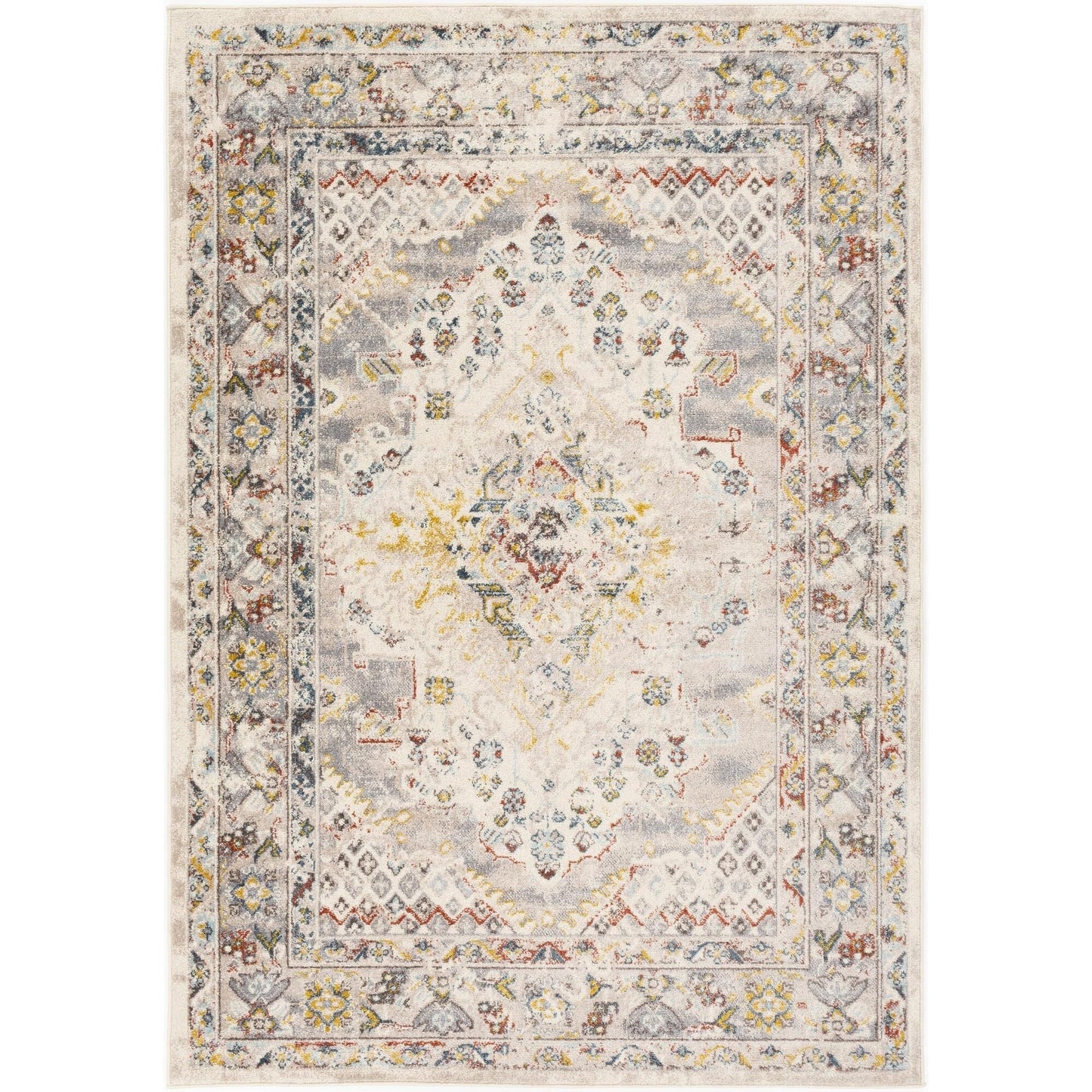 Livabliss Ankara Updated Traditional Medallion Area Rug