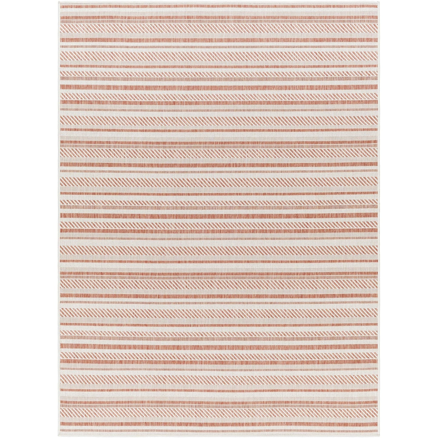 Livabliss Eagean Bohemian Stripe Outdoor Area Rug