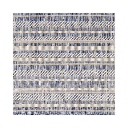 Livabliss Eagean Bohemian Stripe Outdoor Area Rug