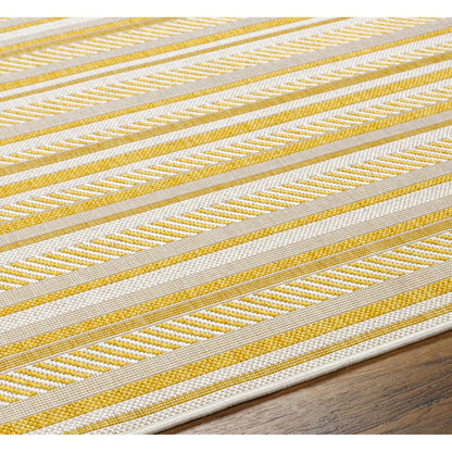 Livabliss Eagean Bohemian Stripe Outdoor Area Rug