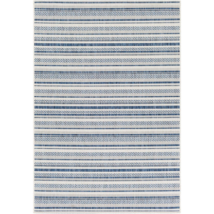 Livabliss Eagean Bohemian Stripe Outdoor Area Rug