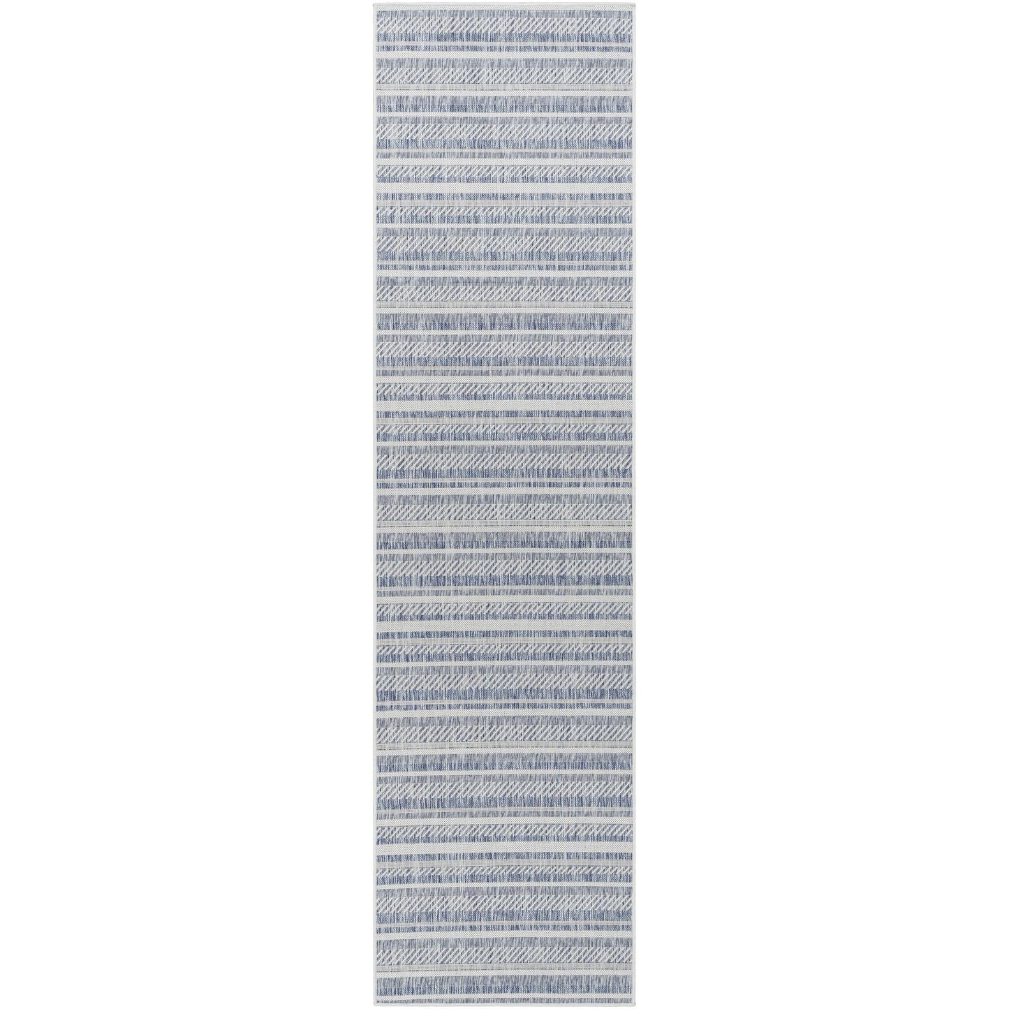 Livabliss Eagean Bohemian Stripe Outdoor Area Rug