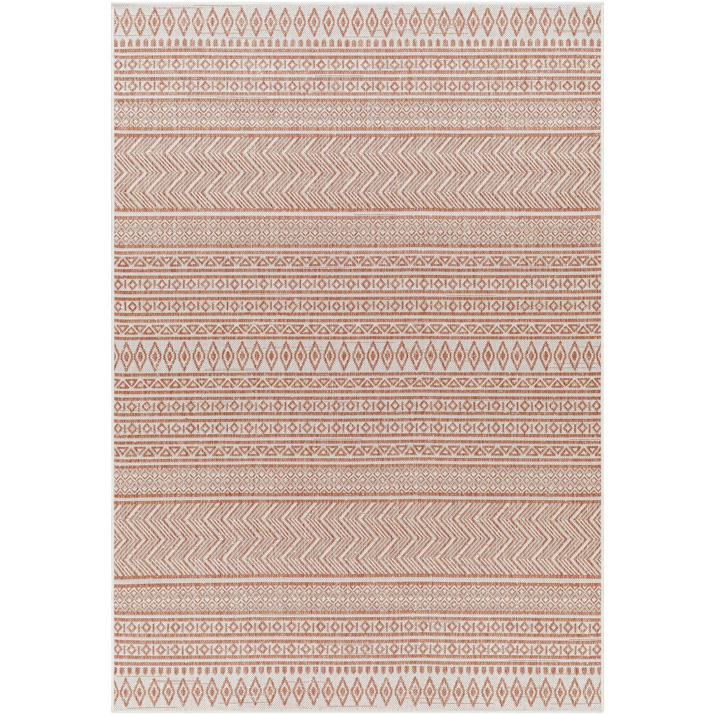 Livabliss Eagean Bohemian Tribal Outdoor Area Rug