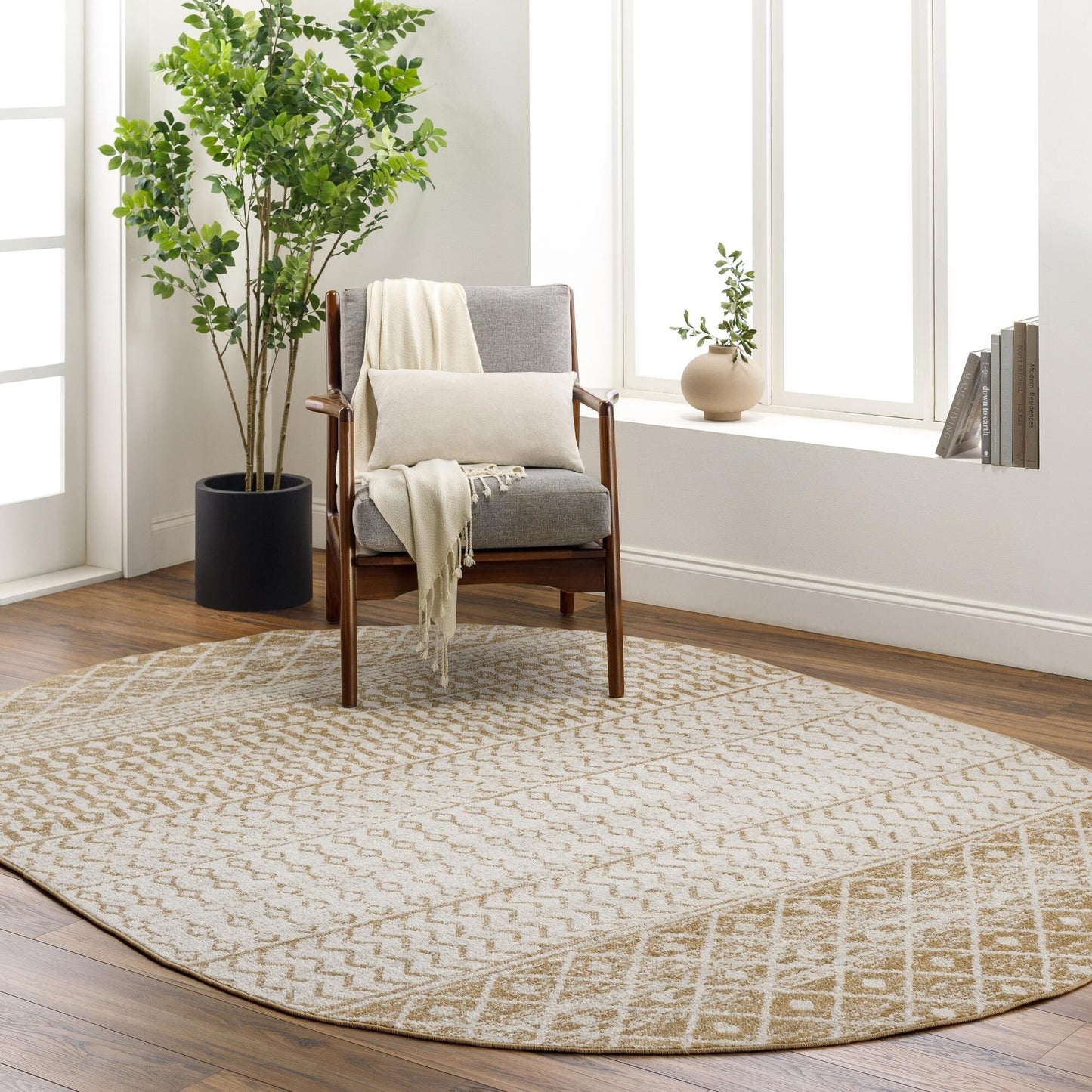 Livabliss Elaziz Moroccan Geometric Area Rug