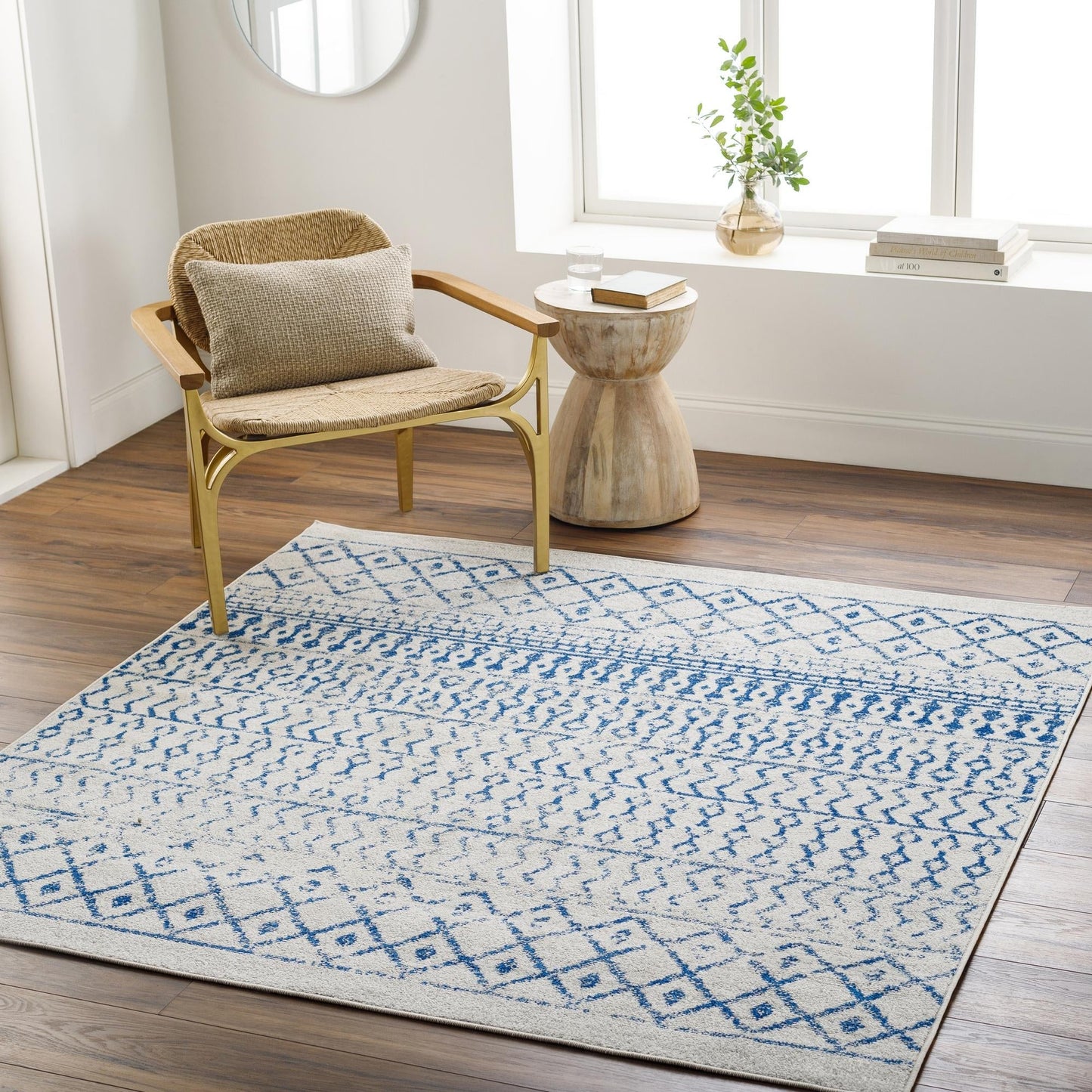 Livabliss Elaziz Moroccan Geometric Area Rug