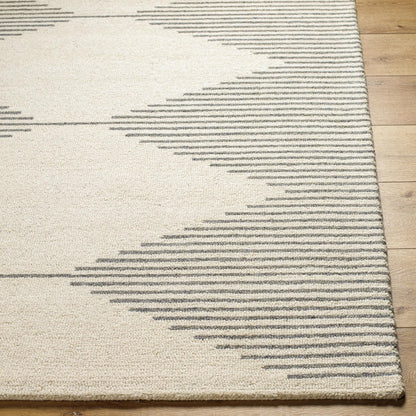 Livabliss Granada Minimalist Diamond Hand Tufted Area Rug