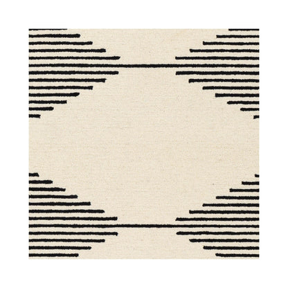 Livabliss Granada Minimalist Diamond Hand Tufted Area Rug