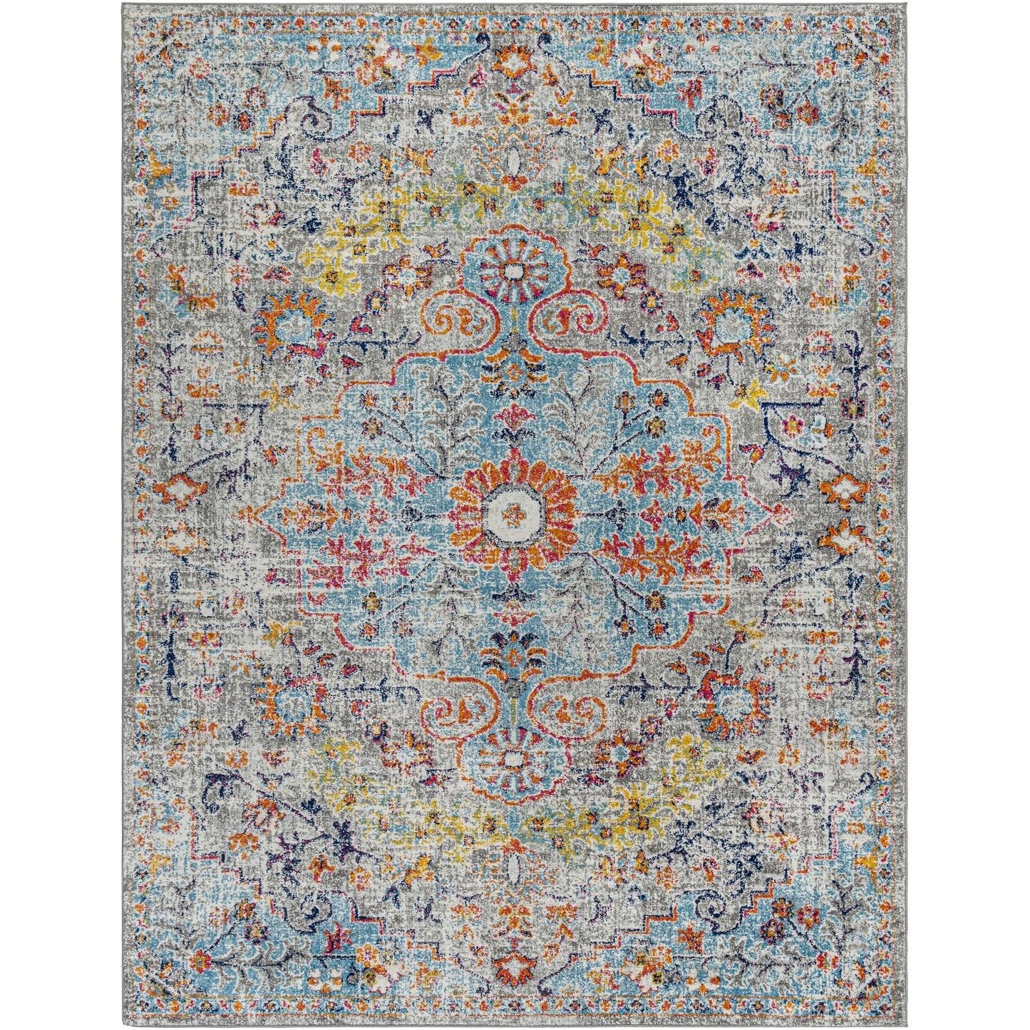 Livabliss Harput Updated Traditional Medallion Area Rug