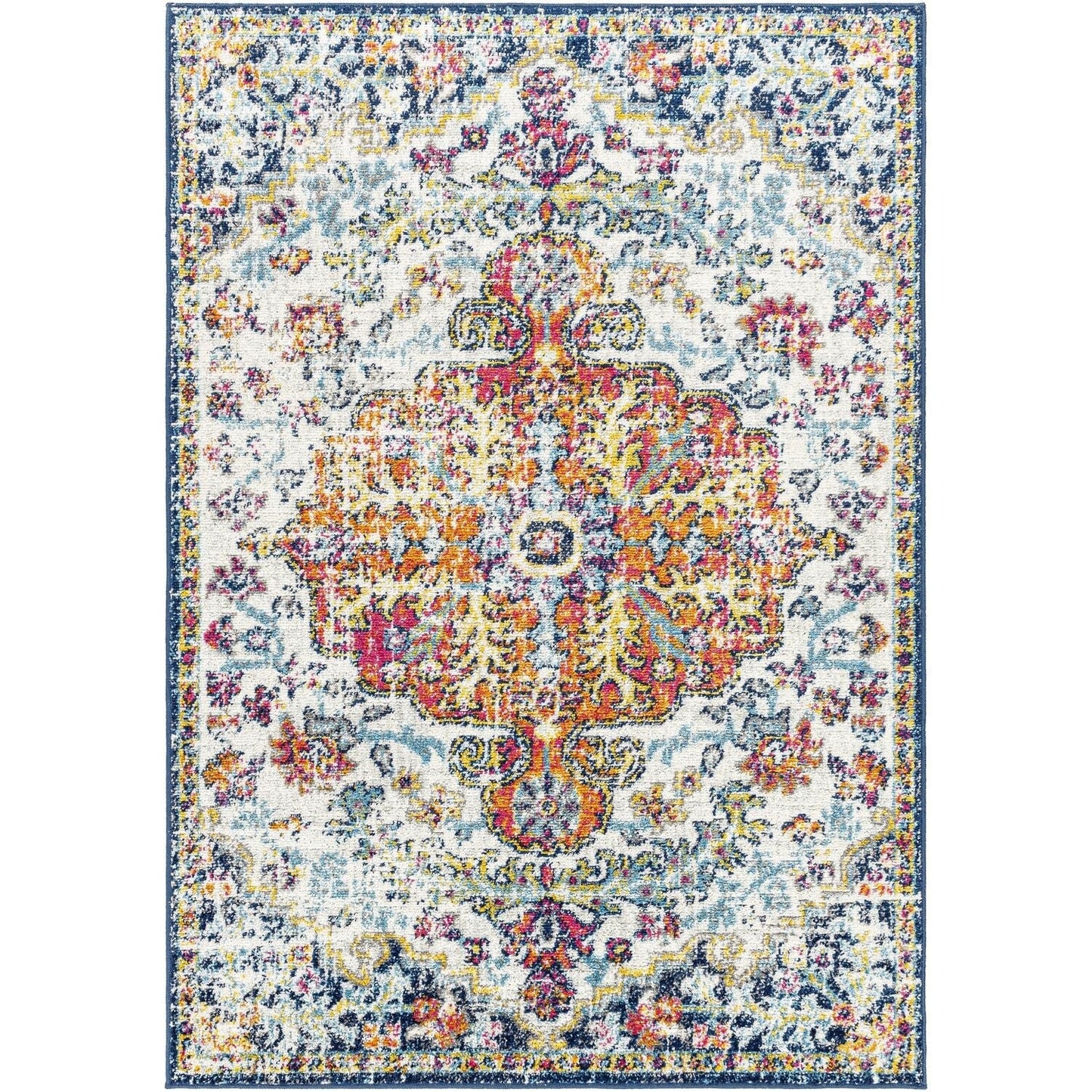 Livabliss Harput Updated Traditional Medallion Area Rug