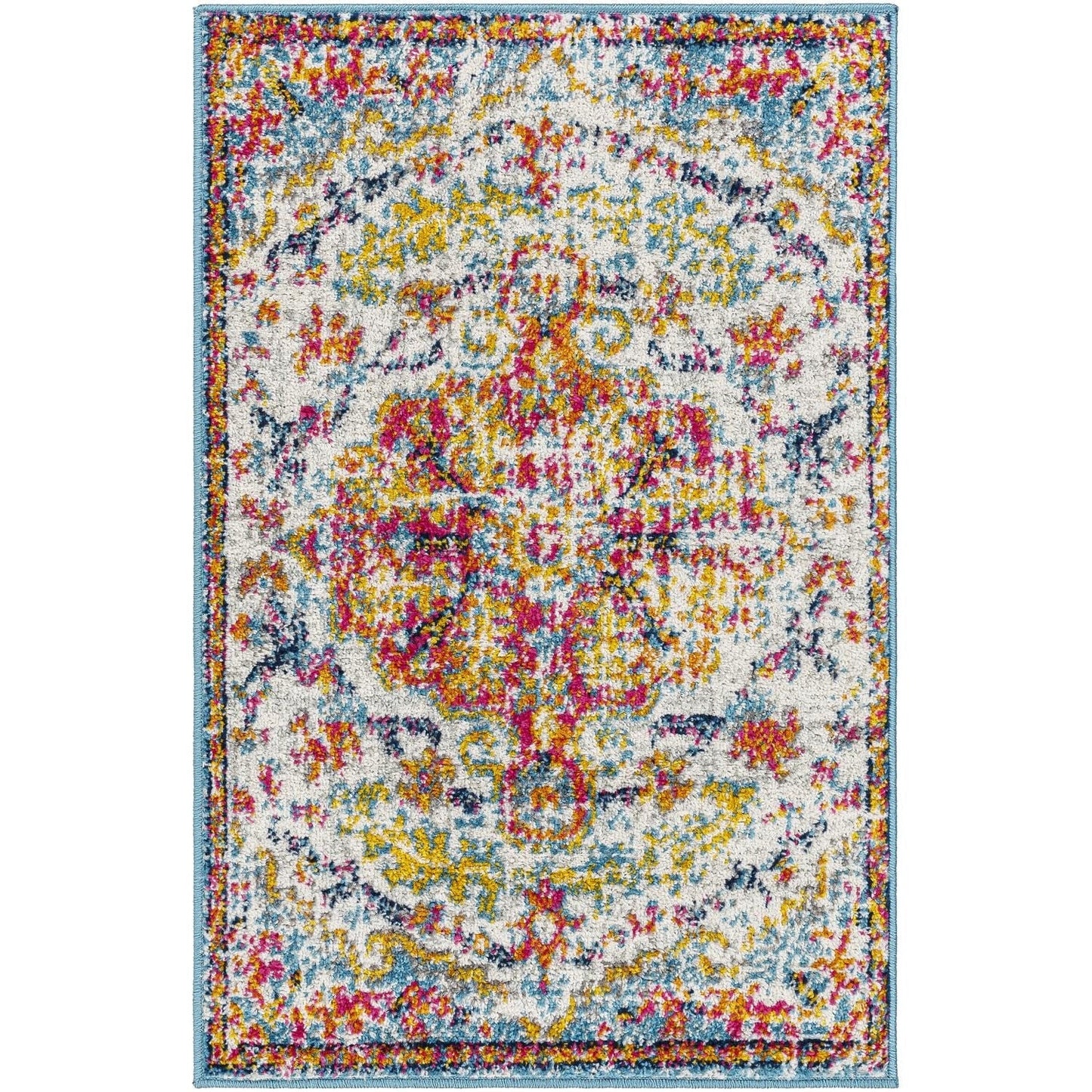 Livabliss Harput Updated Traditional Medallion Area Rug