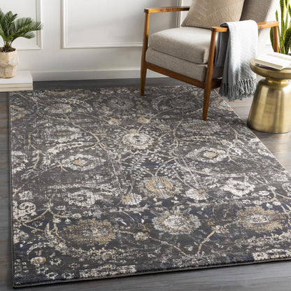 Livabliss Indigo Updated Traditional Medallion Area Rug