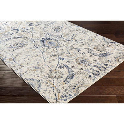 Livabliss Indigo Updated Traditional Medallion Area Rug