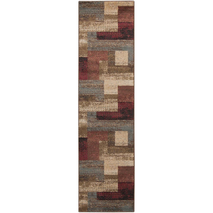 Livabliss Riley Mid-Century Geometric Area Rug