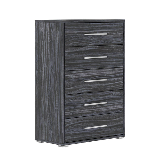 2-Drawer Melamine Wood Nightstand | Modern Motion - NAPLES-NS