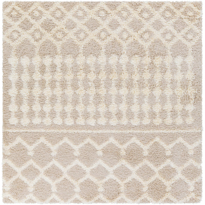 Livabliss Newton Geometric Moroccan Trellis Shag Area Rug