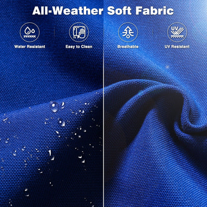 OVIOS 8-piece Patio Wicker Furniture Swivel Chair Set