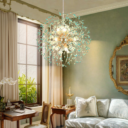 OYIPRO Modern Firework Sputnik Chandelier Crystal Pendant Lighting