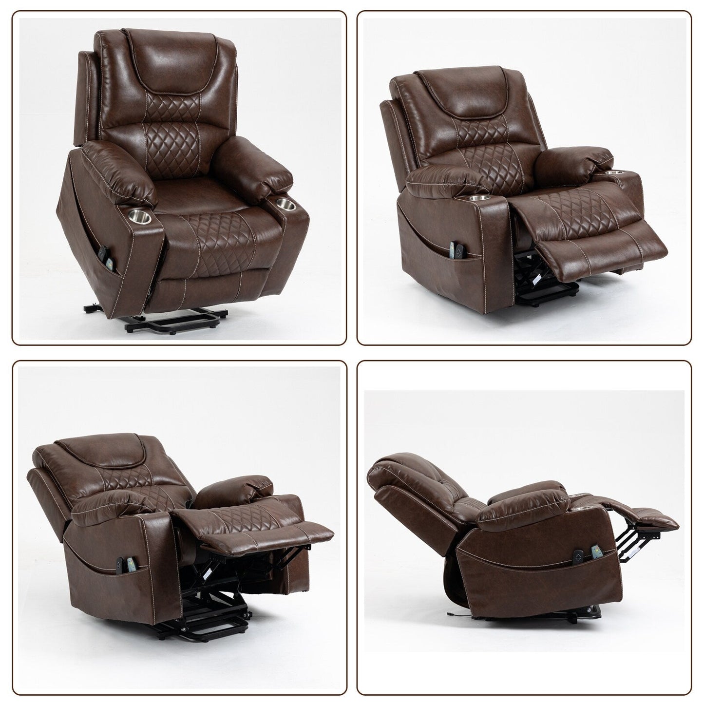 Oversized Electric Recliner Chair Elderly Power Lift Chair, 400 lbs.