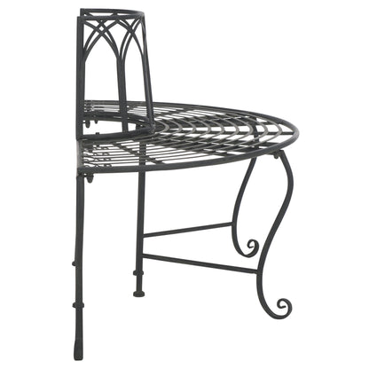 Abia Wrought Iron Outdoor Tree Bench | Safavieh - PAT5018