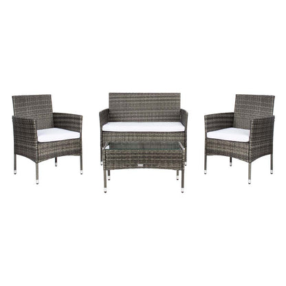 Abdul 4Pc Living Set | Safavieh - PAT7504