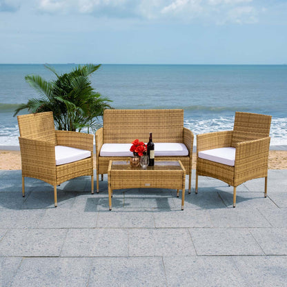 Abdul 4Pc Living Set | Safavieh - PAT7504