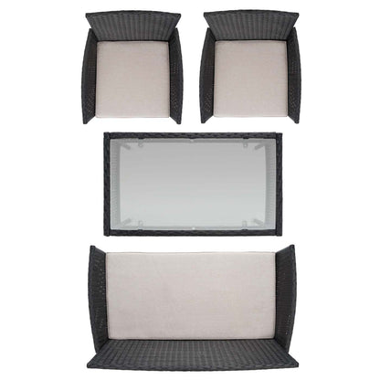 Abdul 4Pc Living Set | Safavieh - PAT7504