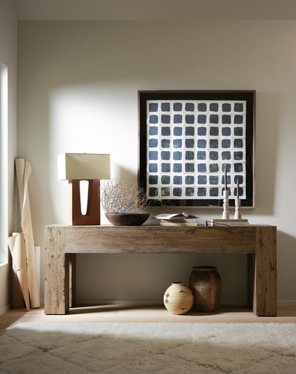 Abaso Console Table - Rustic Ash Oyster | Four Hands - 229656-002
