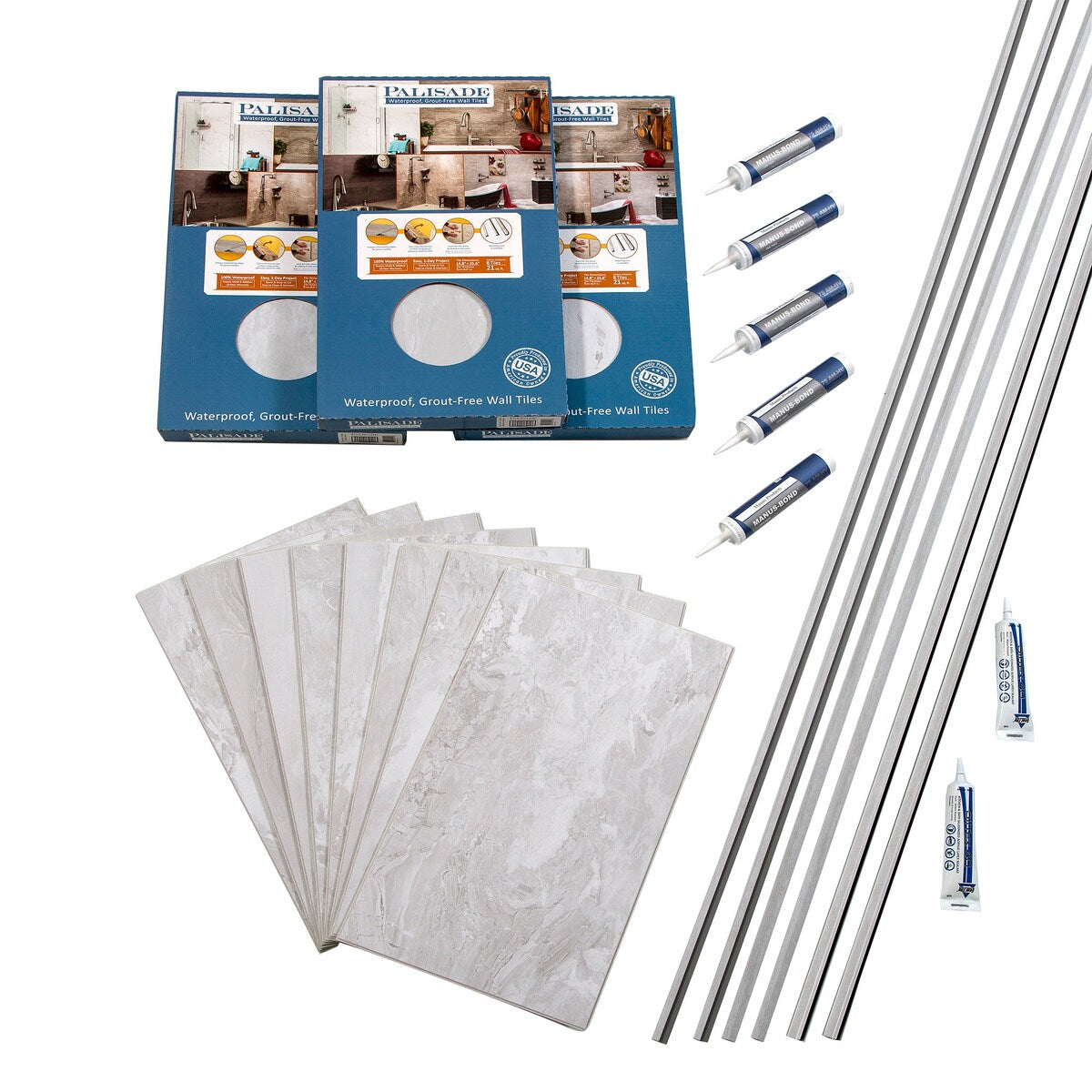 Palisade Wall Tile Shower Kit