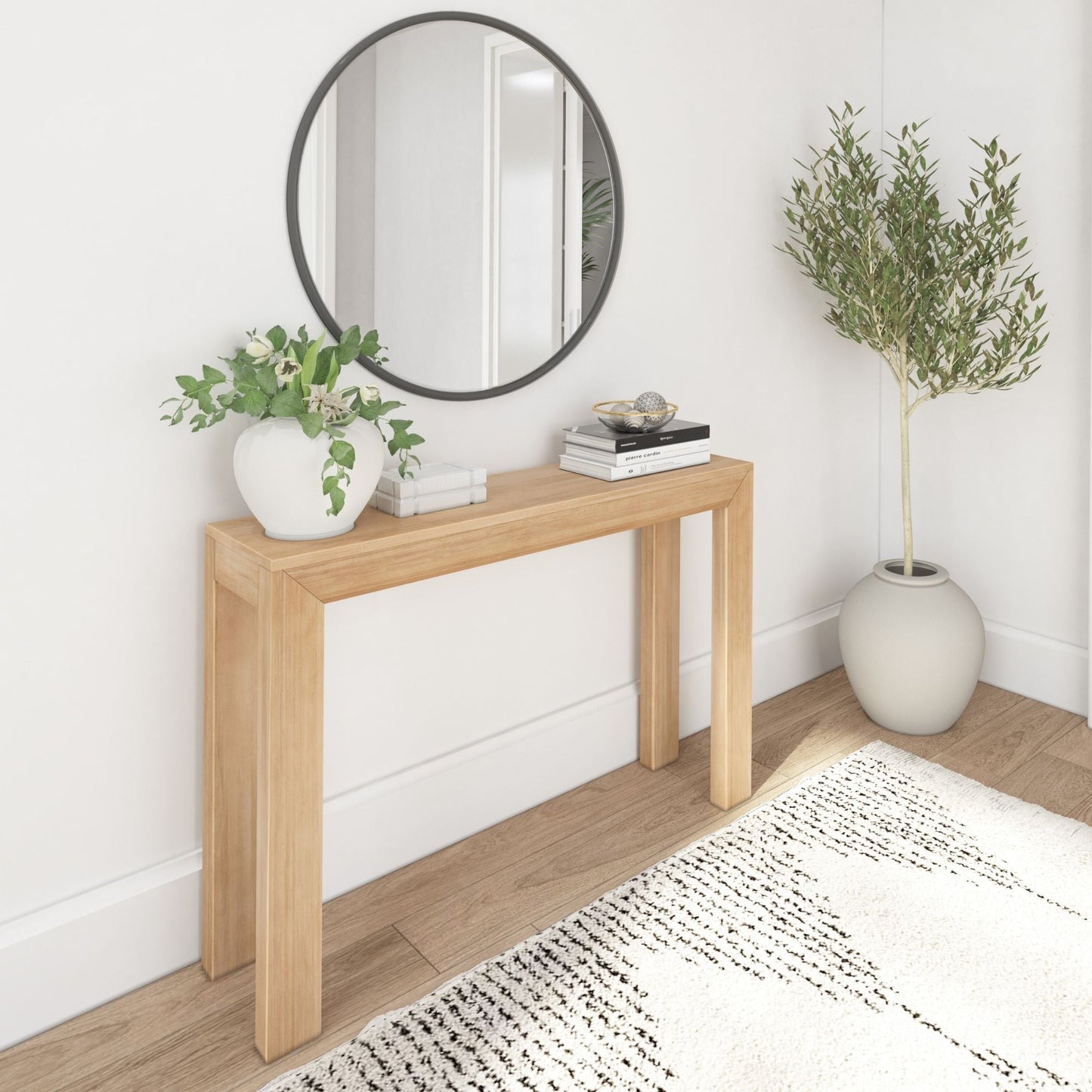 Plank and Beam Modern Console Table - 46