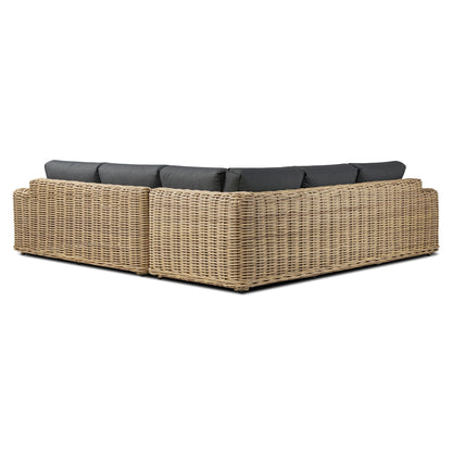 Poly & Bark Puglia Outdoor/Patio Corner Sectional Set with Coffee Table