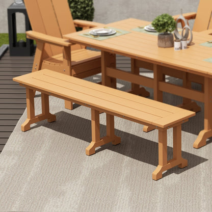Polytrends Laguna Hdpe All Weather Outdoor Patio 65 Bench