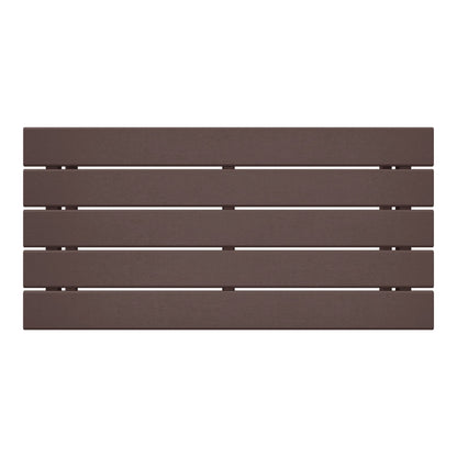 Polytrends Laguna Hdpe All Weather Outdoor Patio Rectangular Coffee Table