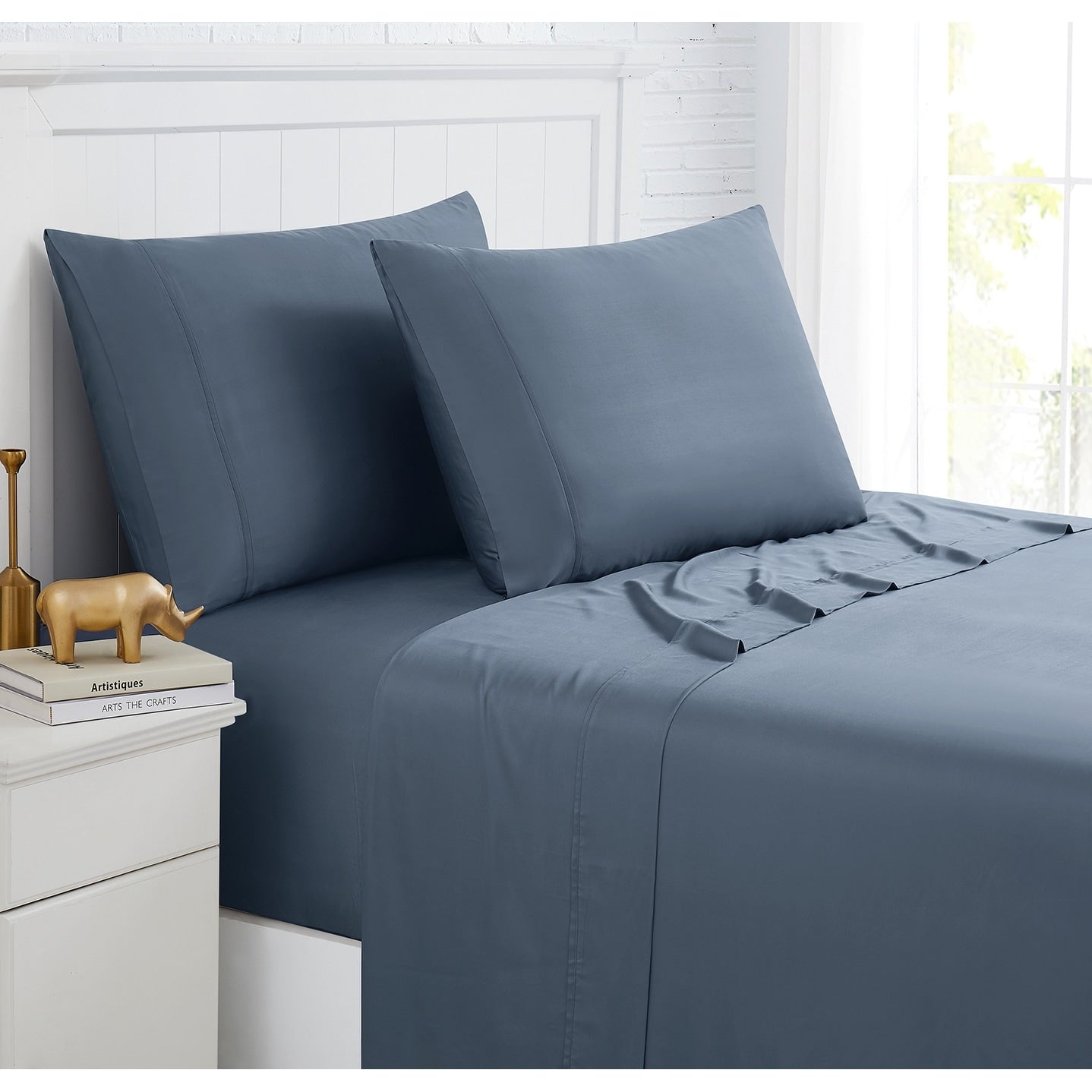 Premium Luxury 100-percent Bamboo Viscose 21-inch Extra Deep Pocket 4-piece Bed Sheet Set