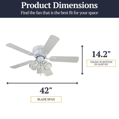 Prominence Home Renton Traditional Farmhouse Indoor Ceiling Fan