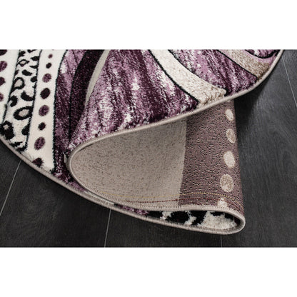 Rhodes Collection Abstract Swirl Area Rug